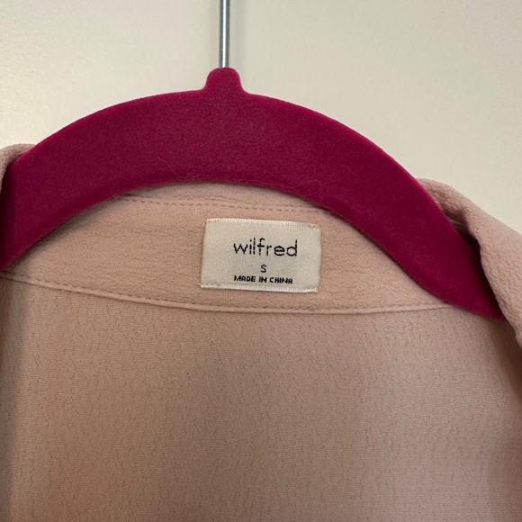 💖 ARITZIA x WILFRED - EUC Button Down Shirt Dress in Pink - Picture 2 of 5